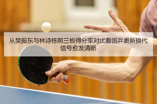 从樊振东与林诗栋前三板得分率对比看国乒更新换代信号愈发清晰（Dexin Sports）